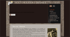 Desktop Screenshot of houtdraaierijdesmet.be